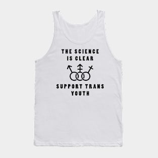 Support Trans Youth (Black on Light Colours) Tank Top